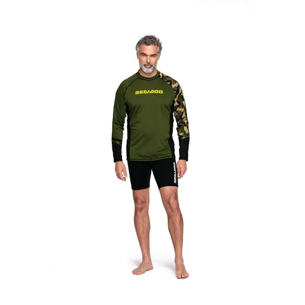 CAMO LONG SLEEVE RASHGUARD MEN