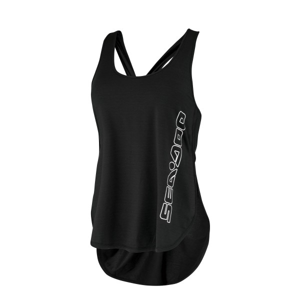 W RACERBACK TANK BK 2XL