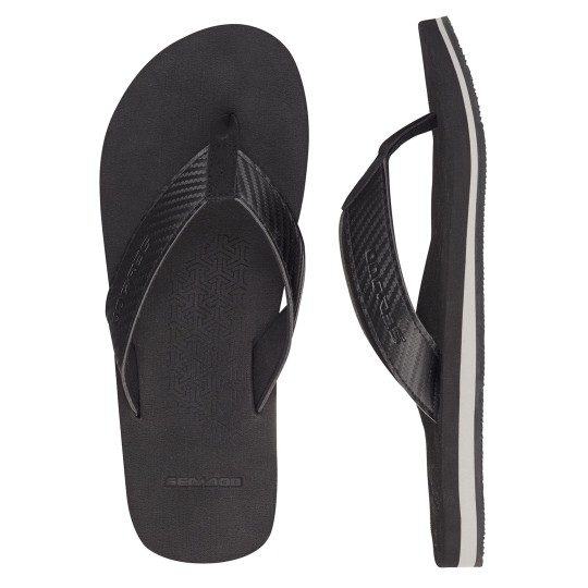 SEA-DOO CARBON FLIP-FLOPS MEN 12